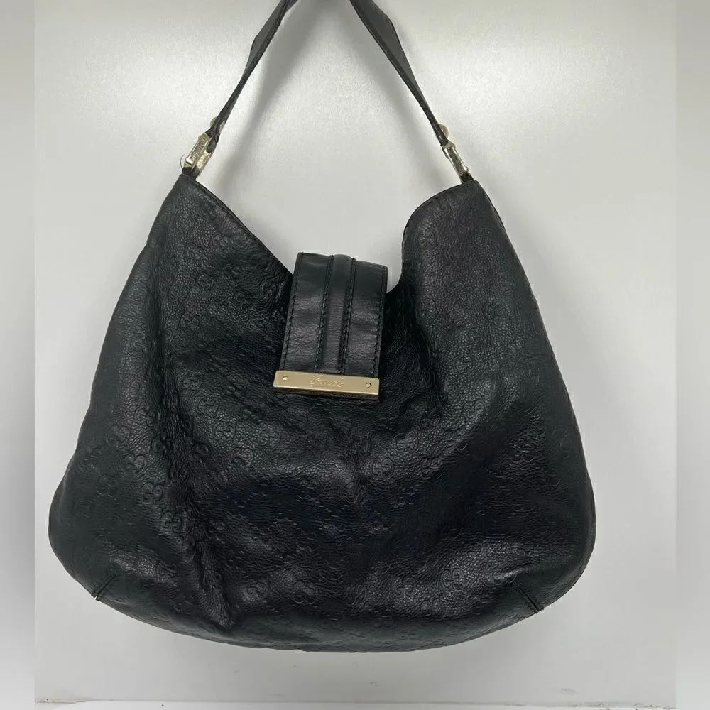 Guccissima Gucci Black Handbag Bag Hobo